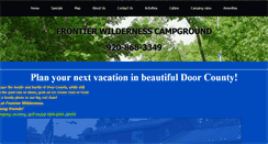 Desktop Screenshot of frontierwildernesscampground.com